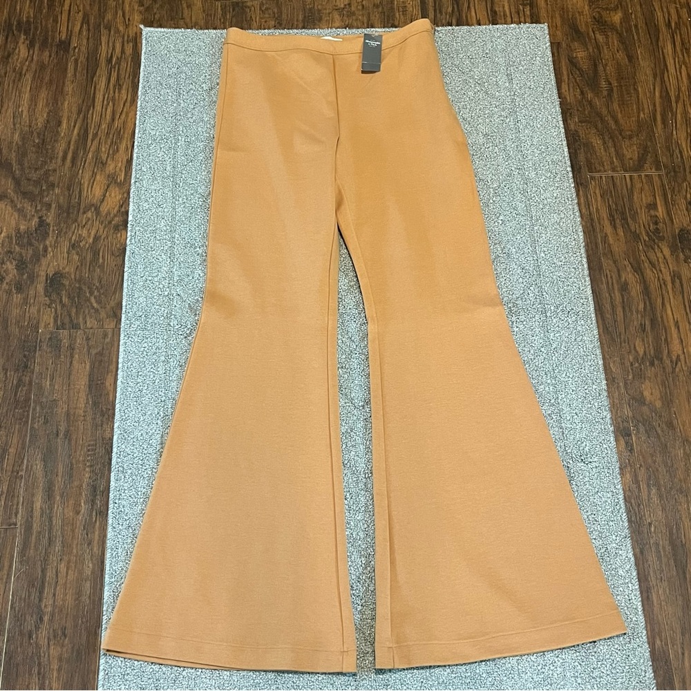 Abercrombie & Fitch Tan Flare Pants